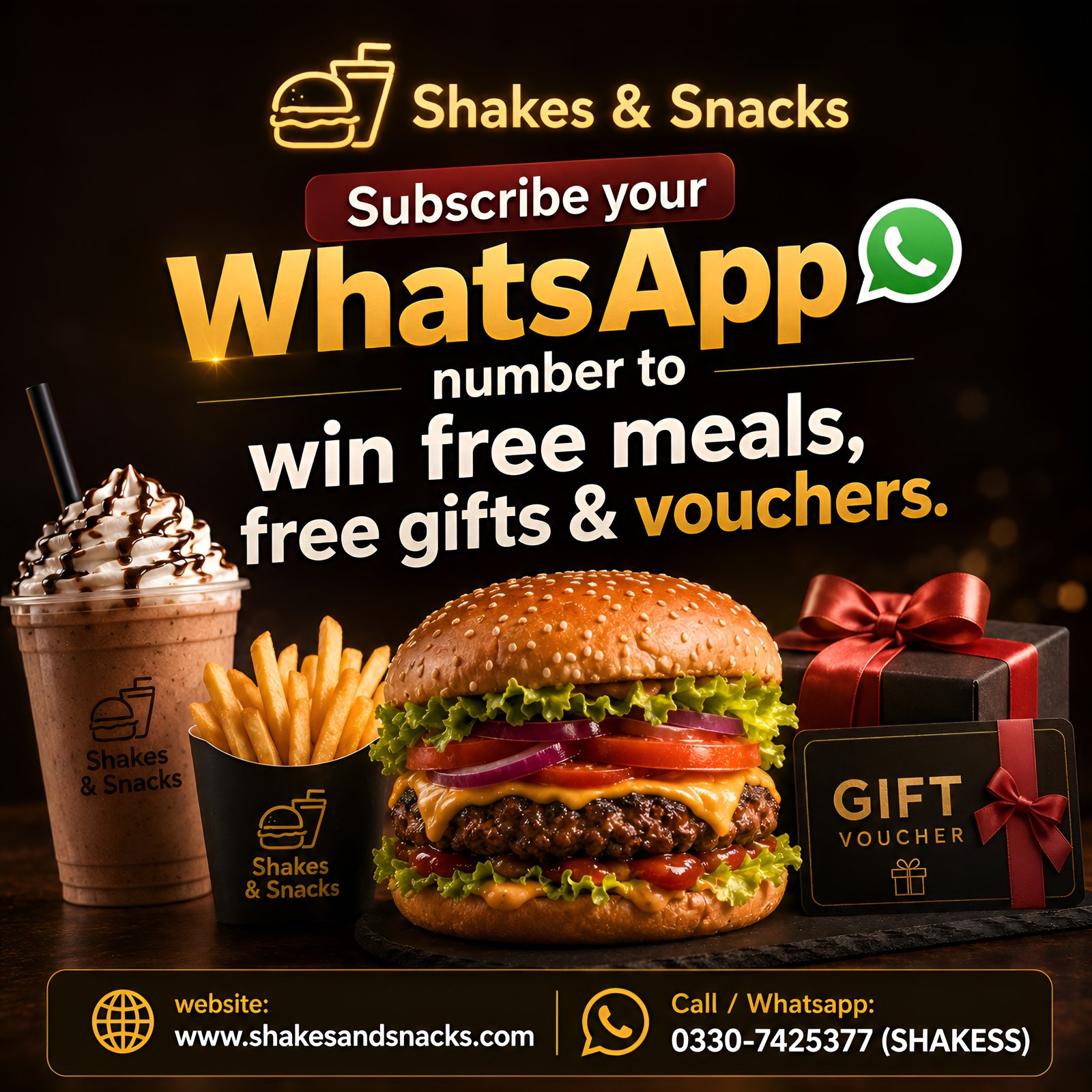 Shakes and Snacks Offer