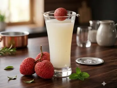 Lychee Soda Milk