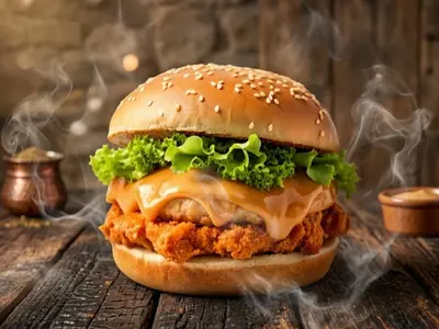 Special Cheese Chicken Burger