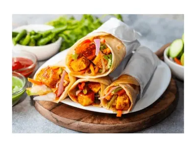 Spicy Chicken Paratha Roll