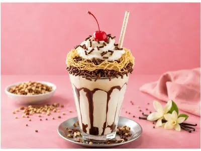 Vanilla Icecream Falooda