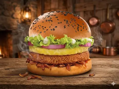 Special Chicken Fajita Burger
